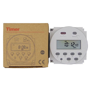 timer 220V 110V 24V 12V CN101A Digital LCD Power Timer Programmable Time Switch Relay 16A  CN101
