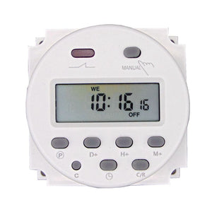 timer 220V 110V 24V 12V CN101A Digital LCD Power Timer Programmable Time Switch Relay 16A  CN101